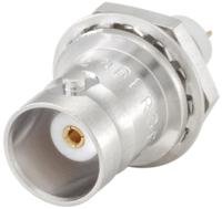 51k504-200n5 Rosenberger BNC Series, Jack Panel Mount BNC Connector, 50Ω, Solder Termination, Straight Body