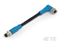 t4062114004-005 TE Connectivity Male/Female 4 way M8 to 4 way M8 Sensor Actuator Cable, 5000 mm