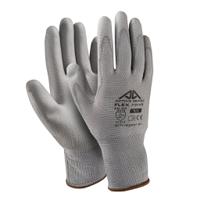 f8150np Active Gear 3131X Grey Polyester Work Gloves, Size 6-11