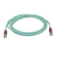 450fblclc3 StarTech.com LC to LC Duplex Multi Mode OM4 Fibre Optic Cable, 50/125μm, Aqua, 3m
