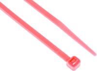 404-538 RS PRO Cable Tie, 203mm x 3.6 mm, Pink Nylon, Pk-100