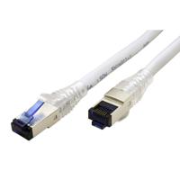 21150878-2 Roline, 70m Cat6a, Grey RJ45 to Male RJ45 Male, S/FTP Shielded, Terminated LSZH Sheath