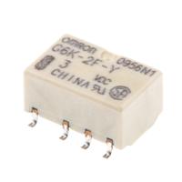 g6k-2f-y-dc3 Omron Surface Mount Signal Relay, 3V dc Coil, 1A Switching Current, DPDT