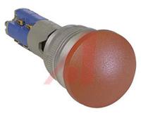 th414119red Johnson Electric Push Button Switch, Latching, Momentary, Panel Mount, 16.2mm Cutout, SPDT, 250V ac, IP40