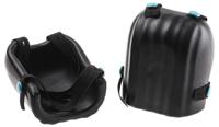 154-813 RS PRO Black Polyurethane (PU) Adjustable Strap Knee Pad Resistant to Water
