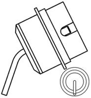 t0058736882n Weller 1 NR Hot Air Nozzle for use with WHA3000/WHA2000/WHA700/WHA300 Hot Air Stations