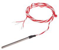 123-5609 RS PRO PT100 RTD Sensor, 4mm Dia, 65mm Long, 4 Wire, Probe, Class B +200°C Max