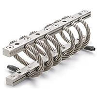 629-662 RS PRO Rectangular M6mm Anti Vibration Mount, Wire Rope Isolator with 250daN Compression Load