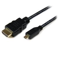 hdadmm1m StarTech.com HDMI 1.4, 1m Male HDMI to Male Micro HDMI High Speed 4K @ 30Hz