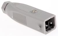 932038106-stas-200 Hirschmann, ST IP54 Grey Cable Mount 2P Industrial Power Plug, Rated At 16A, 250 V