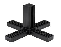 274-1127 RS PRO 5-Way Connector, Square Tube Connector, Strut Profile 25 mm