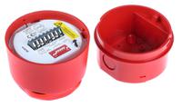 90020r5 Hosiden Besson Banshee Excel Lite Series Red Sounder Beacon, 9 → 30 V dc, IP66, Bayonet Mount, 110dB at 1 Metre