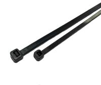 201-2389 RS PRO Cable Tie, 368mm x 4.8 mm, Black Nylon, Pk-100