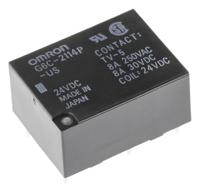 g6c-2114p-us-24dc Omron PCB Mount Power Relay, 24V dc Coil, 8A Switching Current, DPST