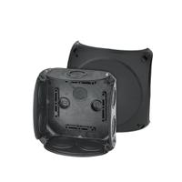 dk-0600-b HENSEL DK Series Black Polypropylene Terminal Box, IP66, 0 Terminals, 77 x 130 x 130mm