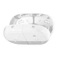 682000 Tork White Plastic Toilet Roll Dispenser, 156mm x 221mm x 398mm