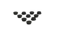 rm765blk Eclipse Button Magnet 20mm Ferrite, 0.3kg Pull