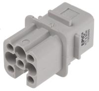 11253500 EPIC Heavy Duty Power Connector Insert, 10A, Female, H-D Series, 8 Contacts