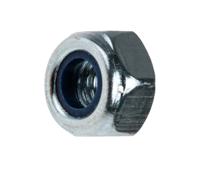 122-4372 RS PRO, Bright Zinc Plated Steel Lock Nut, DIN 985, M6