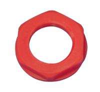 822-9824 RS PRO Red Nylon 66 Cable Gland Locknut, M25 Thread, IP68