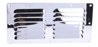 348-7315 RS PRO Stainless Steel Louvred Panel, 230 x 115 x 0.7mm