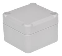 186-2272 RS PRO Grey ABS Enclosure, IP67, IK09, Grey Lid, 50.95 x 48.9 x 36.15mm