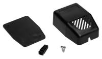 192-0800 RS PRO Black ABS Enclosure, IP20, IK03, 84.8 x 60.8 x 32mm