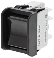 2647lp2a232000l0 APEM DPDT, (On)-Off-(On) Rocker Switch Panel Mount
