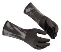guide-9404w-taille-7 GUIDE GLOVES GUIDE 9404W Black, Grey Acrylic Fibre, Elastane, Nitrile, Nylon, Polyvinyl Chloride Work Gloves, Size 7