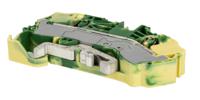 2016-7607 WAGO  TOPJOB S, 2016 Series Green/Yellow, 16mm², Single-Level, Push-In Cage Clamp Termination
