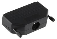 mhdppk50-k MH Connectors MHDPPK-SLIM Series Polyamide D Sub Backshell, 50 Way, Strain Relief