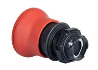lpcb6344 Lovato Platinum Series Turn Release Emergency Stop Push Button, 22mm Cutout, IP66, IP67, IP69K