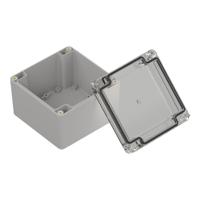 238-4010 RS PRO Polycarbonate Enclosure, 74.7 x 105 x 105mm