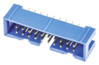 2-1761603-7 TE Connectivity AMP-LATCH Series Straight Through Hole PCB Header, 20 Contact(s), 2.54 mm Pitch, 2 Row, Shrouded