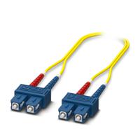 1115550 Phoenix Contact SC to SC OS2 Single Mode Fibre Optic Cable, 1m