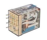 553490240074 Finder Plug In Relay, 24V dc Coil, 7A Switching Current, 4PDT