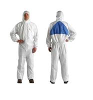 4520wm 3M White Coverall, M