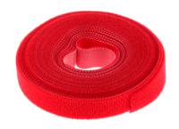 179-7178 RS PRO Cable Tie, Hook and Loop, 5m x 16 mm, Red Nylon, Pk-1