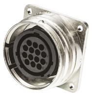 208487-1 TE Connectivity Circular Connector, 14 Contacts, Panel, Standard Connector, Socket, Female, CMC Series