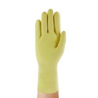 88394100 Ansell AlphaTec 88-394 Yellow Unlined Natural Rubber Latex Work Gloves, Size 10, Latex, Natural Rubber Coating