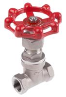 499-2032 RS PRO Stainless Steel Globe Valve, 3/8 in BSP 32 bar