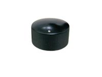 100-132 RS PRO 32mm Black Potentiometer Knob for 6.4mm Shaft Splined