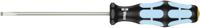 032002 Wera Slotted  Screwdriver, 3.5 mm Tip, 100 mm Blade, 181 mm Overall