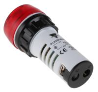 pl22sfbzr24 Carlo Gavazzi PL Series Red Buzzer Beacon, 24 V ac/dc, Panel Mount, 95dB at 1 Metre