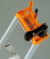 02370007 TUBESCA Anodized Aluminium 7 steps Step Ladder, 1.54m platform height, 2.19m open length