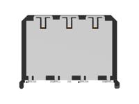 214548-e ERNI ERNI MicroSpeed Power Module Series Vertical Board Housing, 5 Contact(s), 2 mm Pitch, 1 Row, Shrouded