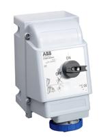 2cma163257r1000 Amphenol Industrial Vertical Switchable IP67, IP69 Industrial Interlock Socket 2P+E, Earthing Position 6h, 16A, 250 V