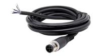 rnd-205-01214 RND Male 5 way M12 to Free Cable End Connector Cable, 2 m