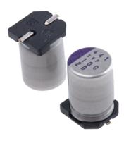 20svp100m Panasonic 100μF Surface Mount Polymer Capacitor, 20V dc
