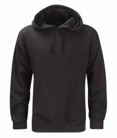 hs280blk-m Orbit International HS280 Black 50% Cotton, 50% Polyester Hoodie Jacket M